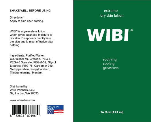 Wibi Extreme Dry Skin Lotion 16oz